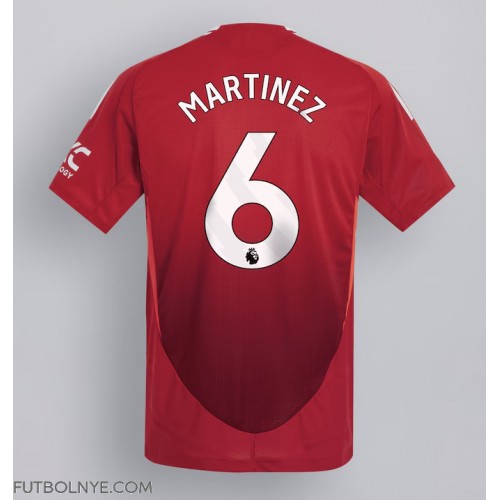 Camiseta Manchester United Lisandro Martinez #6 Primera Equipación 2024-25 manga corta